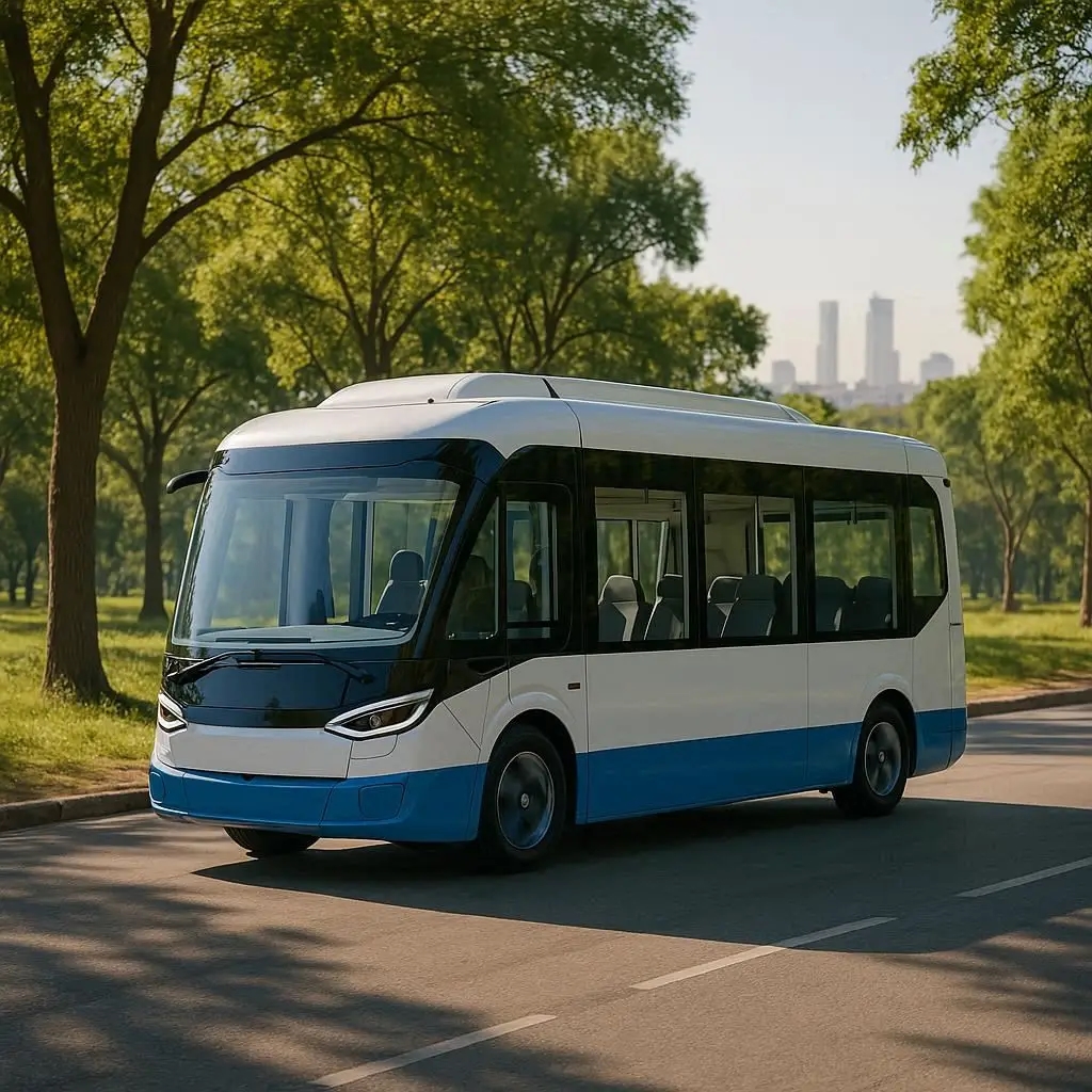 Bir İlk, Tamamen Elektrikli ve Sürücüsüz Otobüs Hizmete Başladı