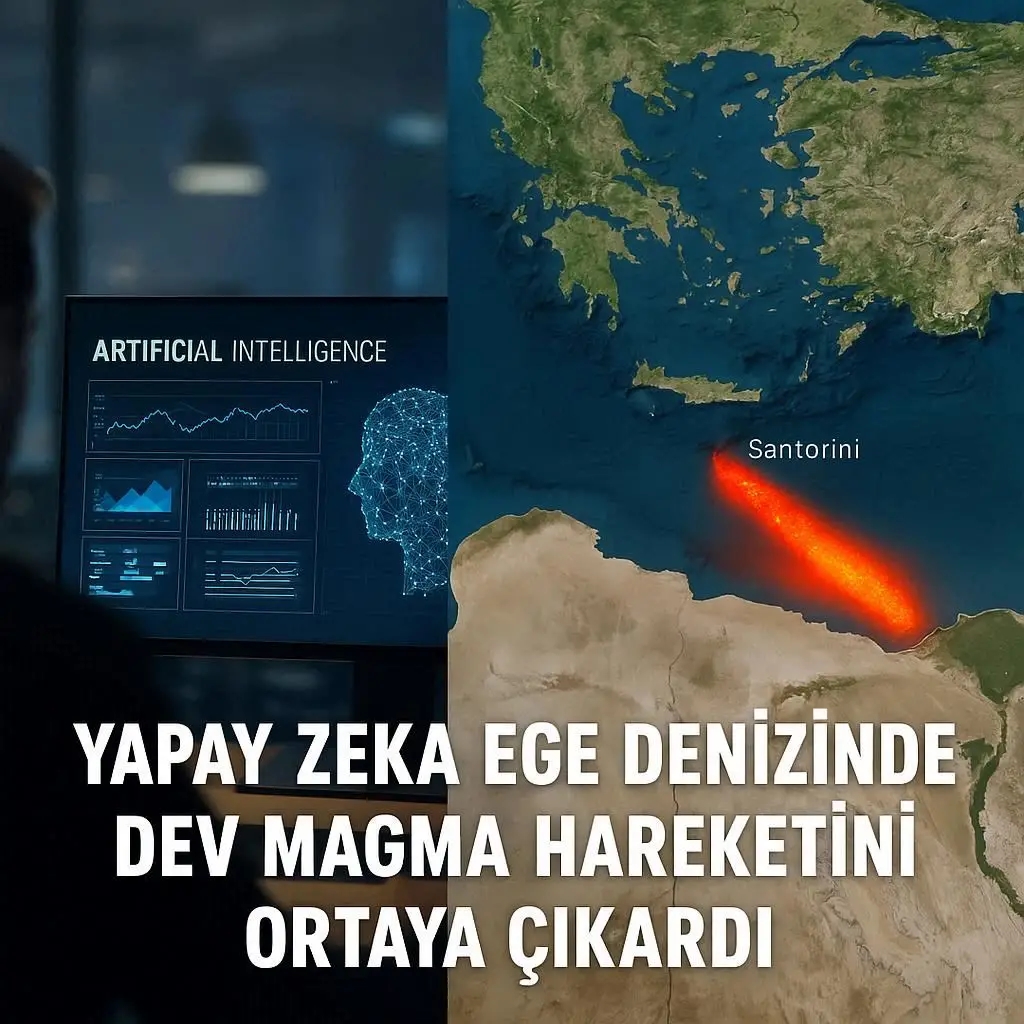 Yapay Zekâ, Ege Denizi’nde Dev Magma Hareketini Ortaya Çıkardı