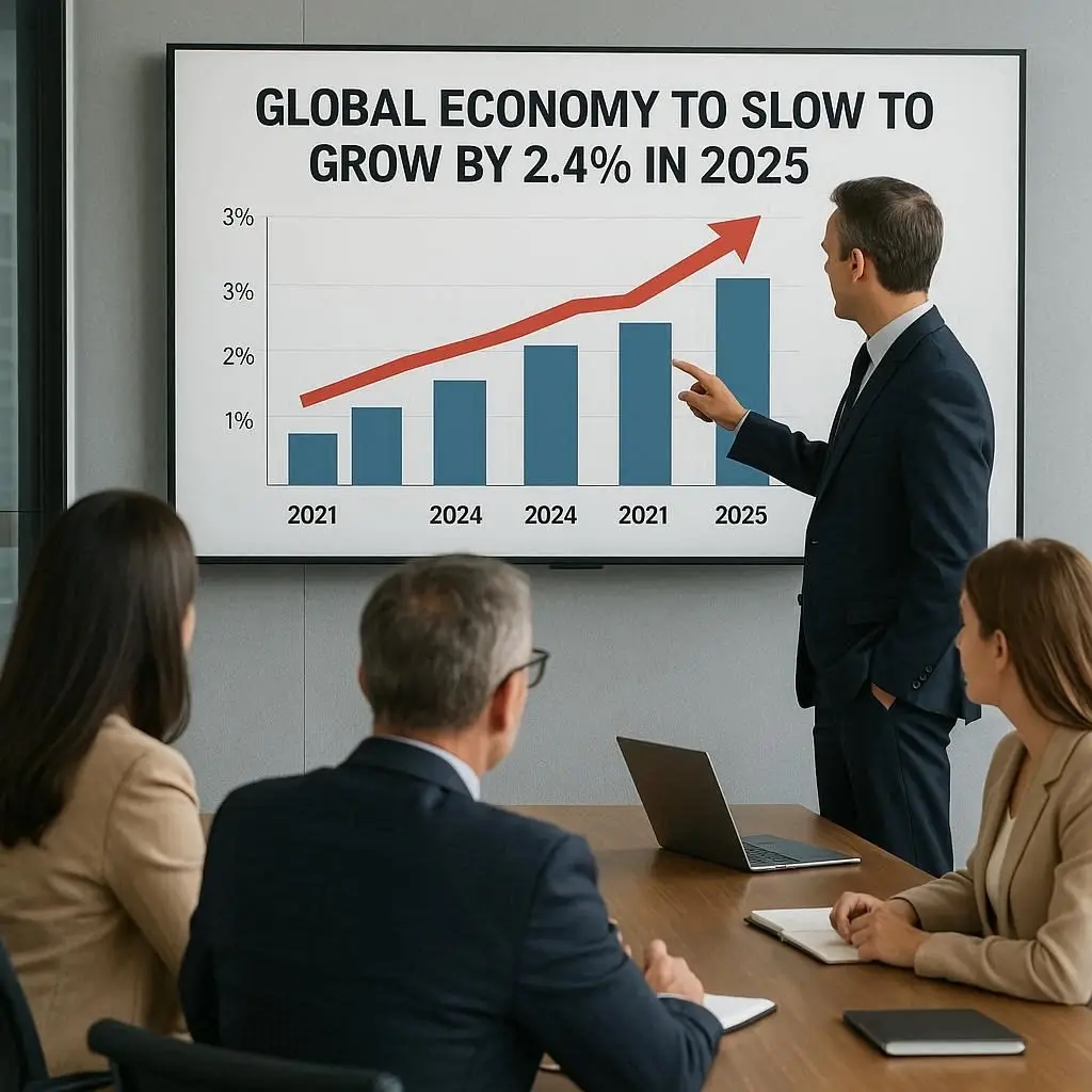 Küresel Ekonomi 2025’te Yavaşlayarak %2.4 Büyüyecek