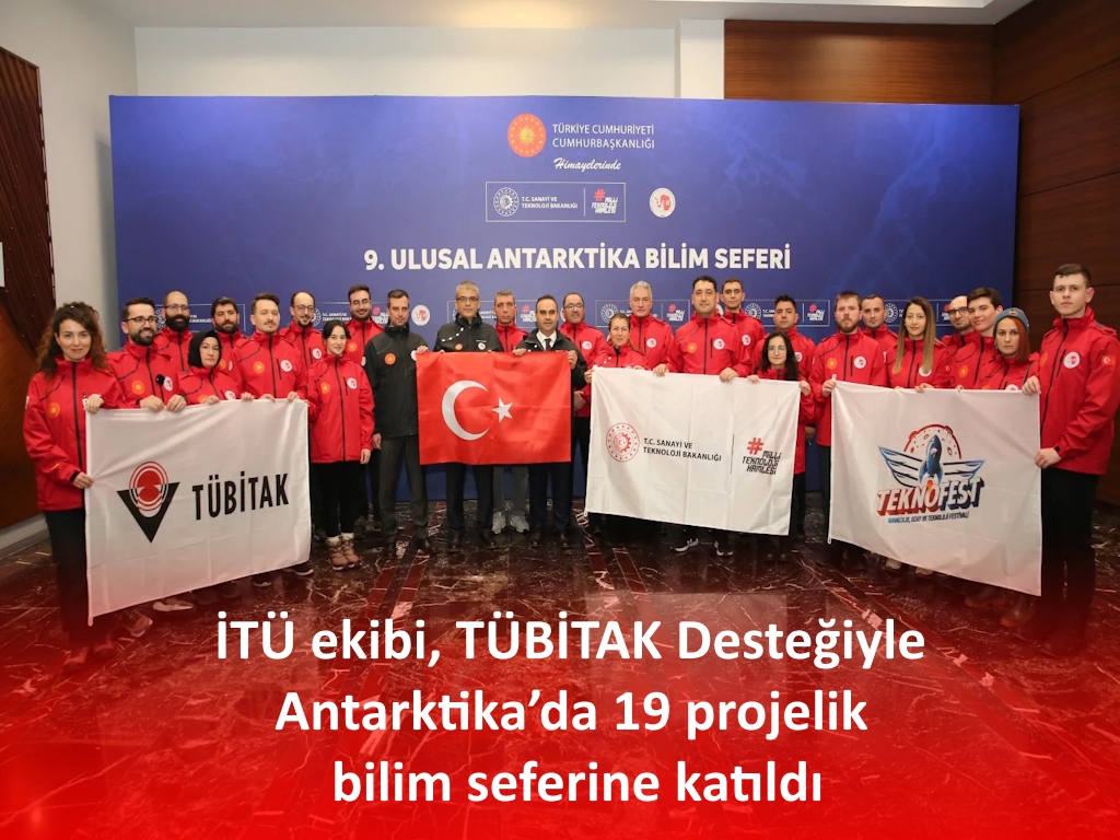 İTÜ ekibi, Antarktika’da 19 projelik bilim seferine katıldı