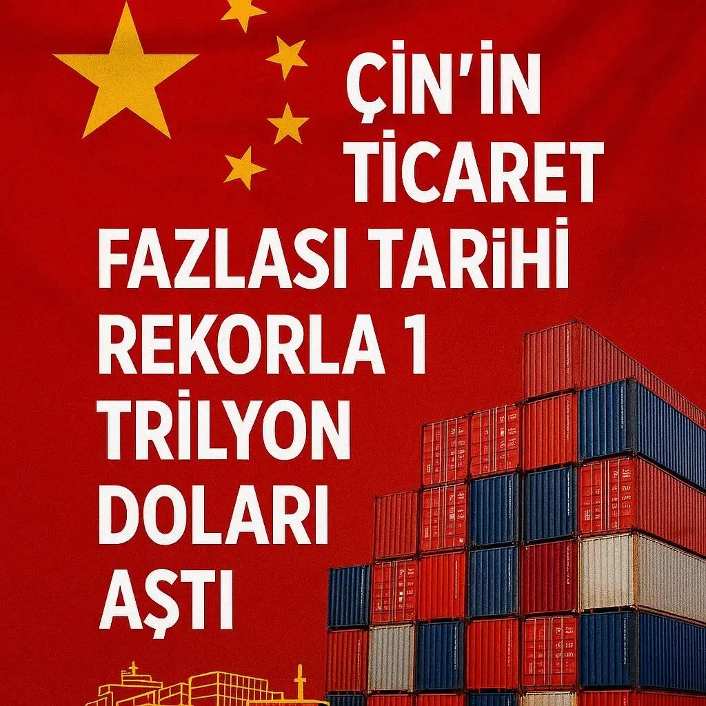 Çin’in Ticaret Fazlası Tarihi Rekorla 1 Trilyon Doları Aştı